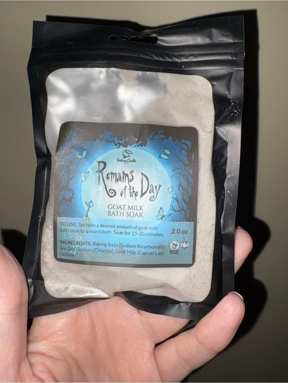 Remains of the Day Goat Milk Bath Soak - Blue